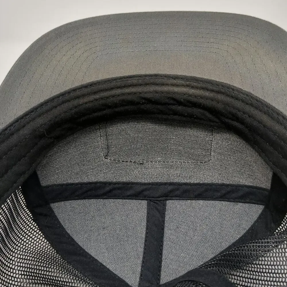Richardson 5 Panel Gray One Size Mesh Snapback American Proud Diesel Power Hat